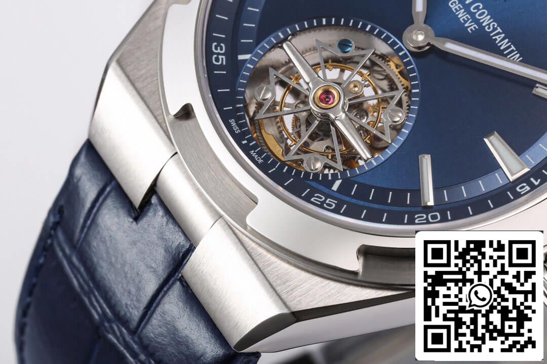 Vacheron Constantin Overseas Tourbillon 6000V/110A-B544 1:1 edizione migliore BBR Fabbrica Pelle cinturino