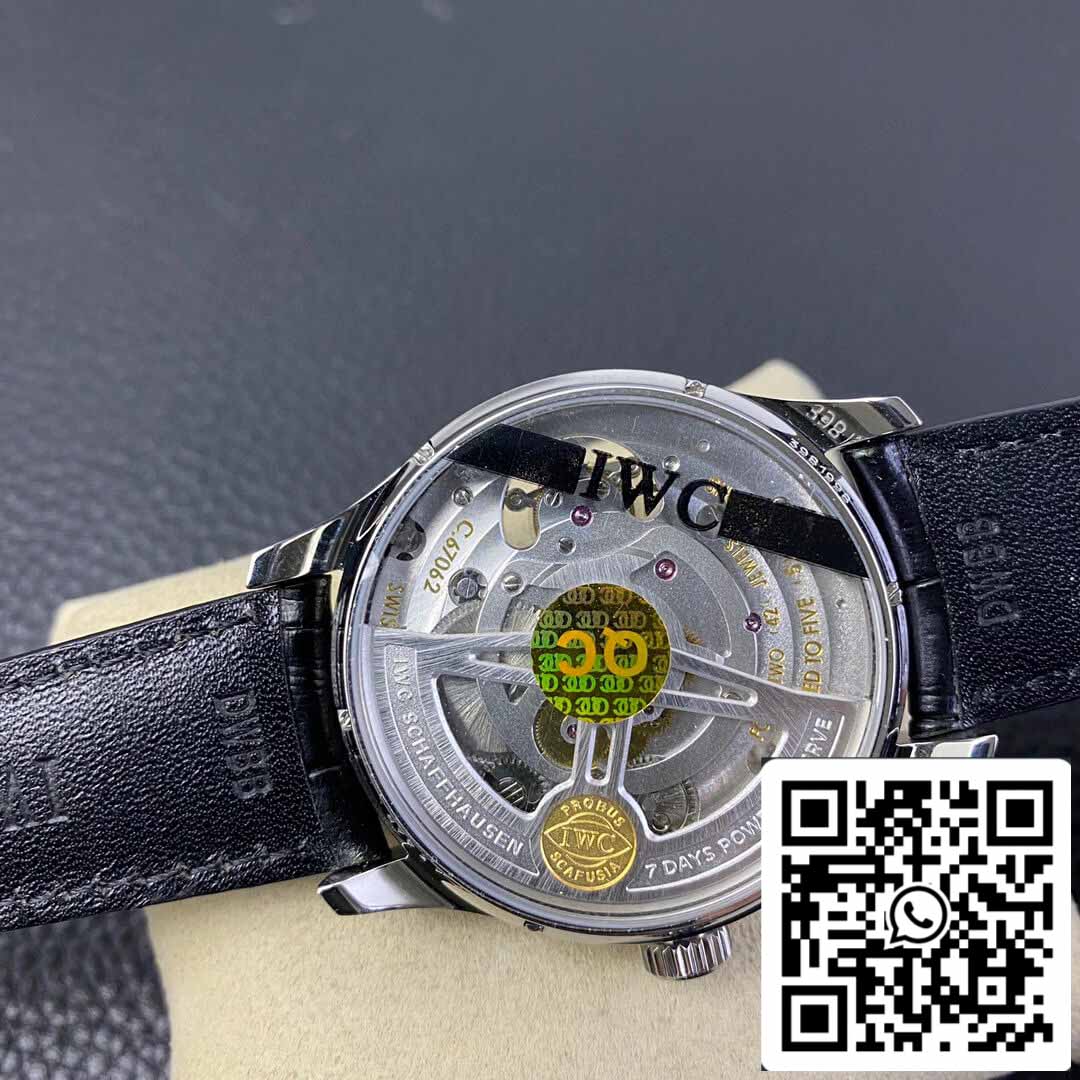 IWC Portuguese Tourbillon 1:1 Best Edition ZF Fabbrica Green Dial
