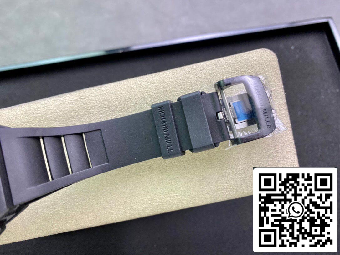 Richard Mille RM011 1:1 Best Edition KV Fabbrica Ceramic Black cinturino