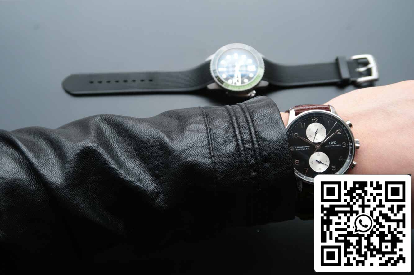 IWC Portugieser IW371404 1:1 Mejor Edición ZF Fabbrica V7 Esfera Negra