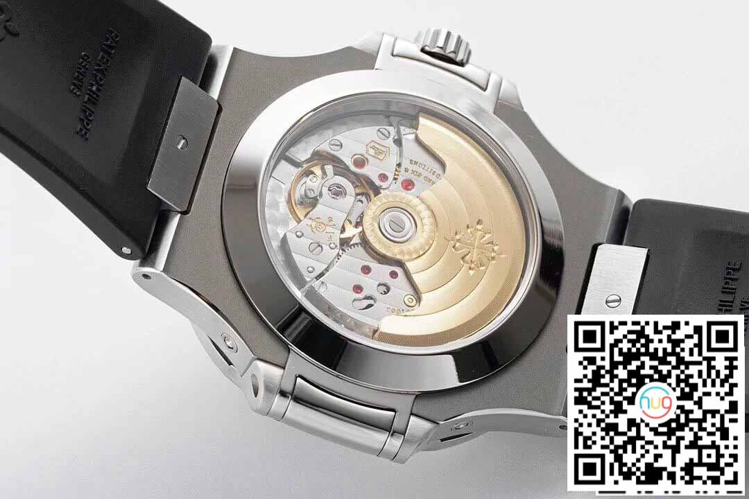 Patek Philippe Nautilus 5726/1A-010 1:1 Best Edition PPF Fabbrica Black Rubber cinturino