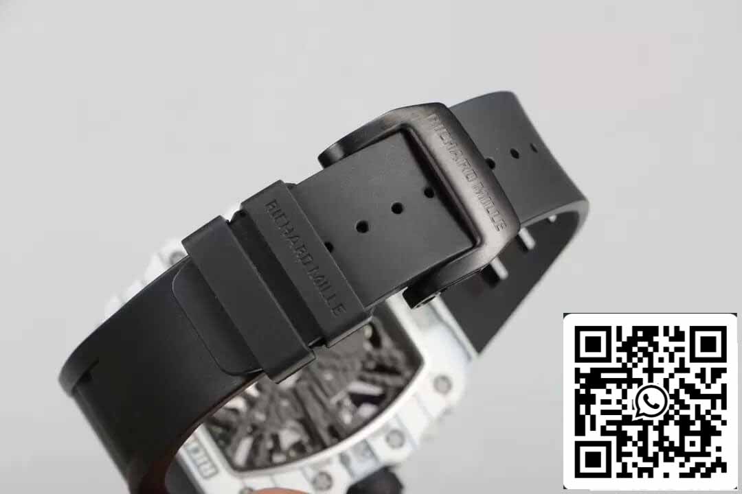 Richard Mille RM12-01 Tourbillon 1:1 Best Edition RM Fabbrica Black Rubber cinturino