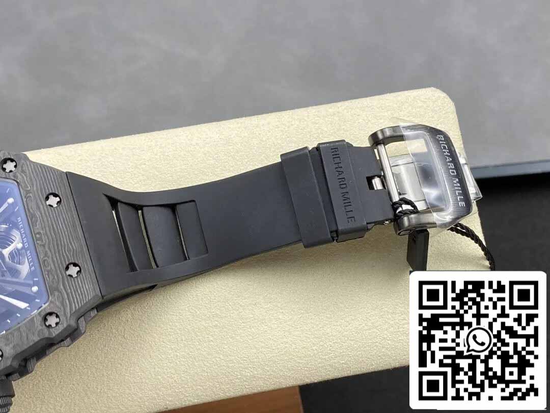 Richard Mille RM12-01 Tourbillon 1:1 Best Edition RM Fabbrica Black Skeleton Dial