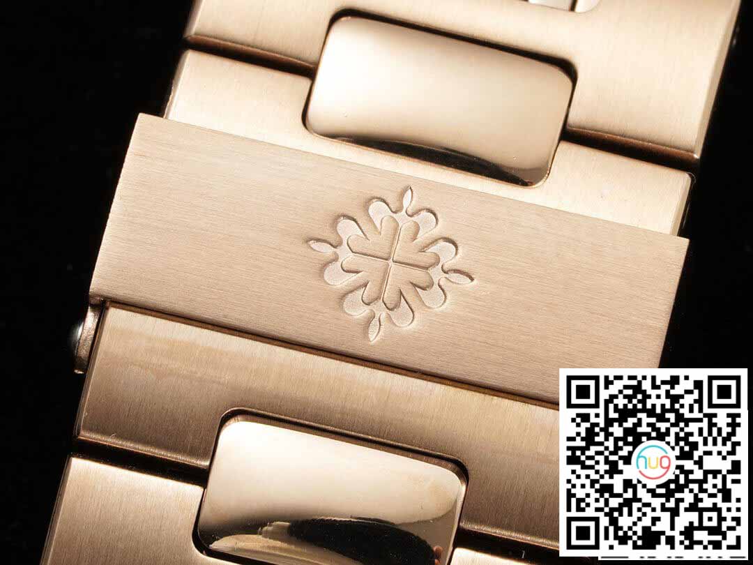Patek Philippe Nautilus 5711 1:1 edizione migliore GR Fabbrica Rosa Oro Diamond lunetta