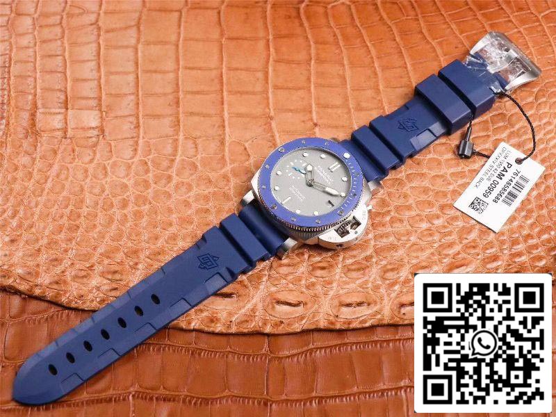 Panerai Submersible PAM00959 1:1 edizione migliore VS Fabbrica Shark Grigio quadrante Swiss P9010