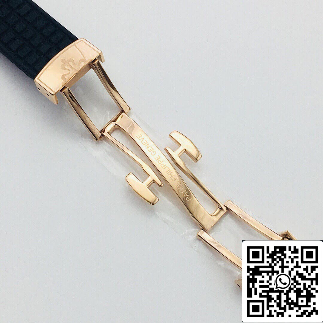Patek Philippe Aquanaut 5067A Quartz movimento 1:1 Best Edition PPF Fabbrica Rose Gold Black Dial