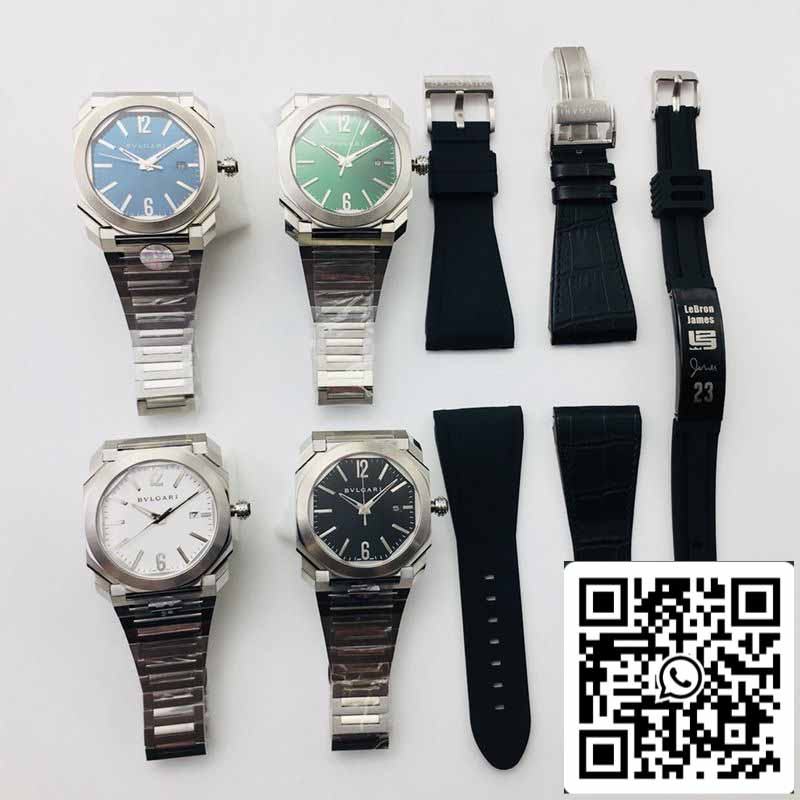 Bvlgari Octo 102105 BGO38C3SSD 1:1 edición mejorada BV Fabbrica quadrante blu