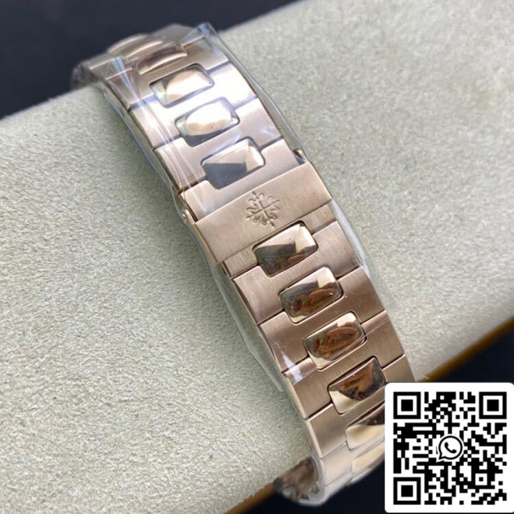 Patek Philippe Nautilus 5980-1R 1:1 edición mayor 3K Fabbrica V2 Rosa Oro