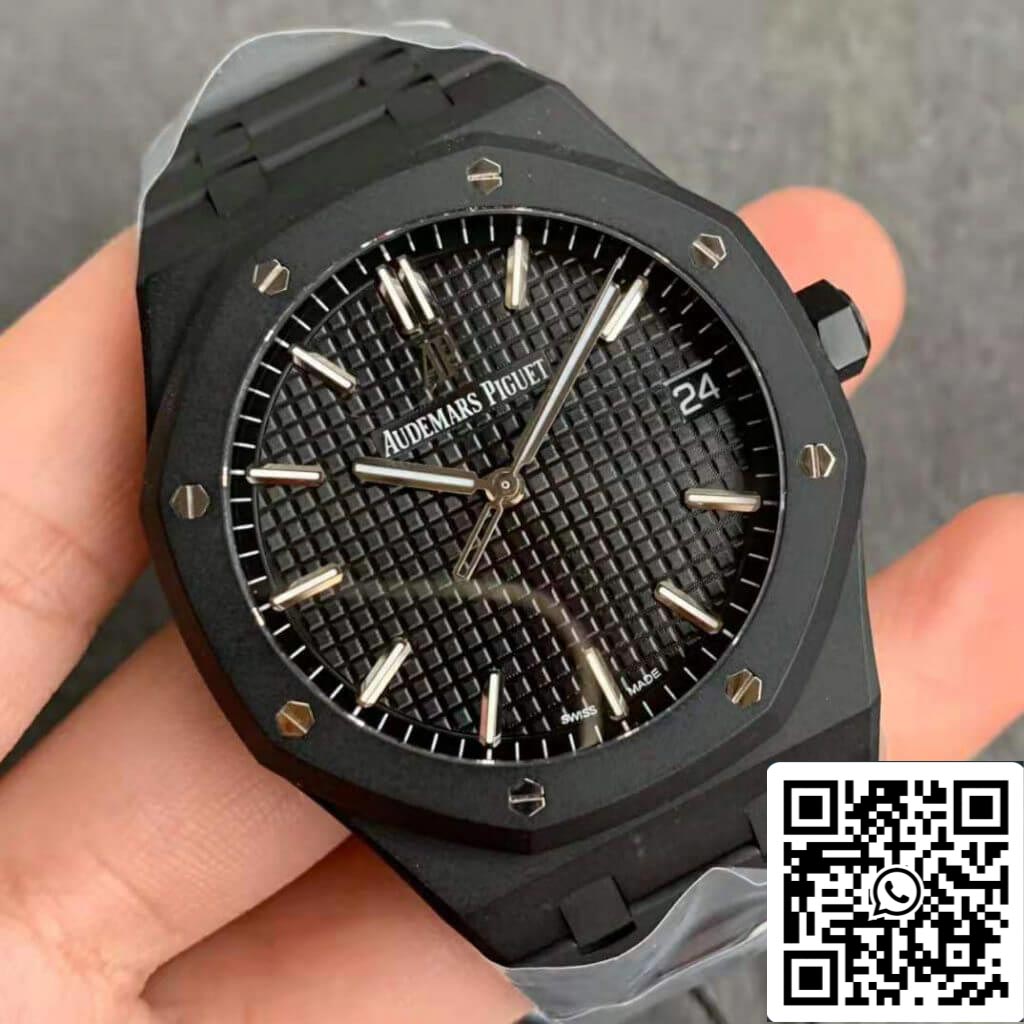 Audemars Piguet Royal Oak 15500 DLC Carbon Best Edition ZF Factory Black Dial EU Watch Store