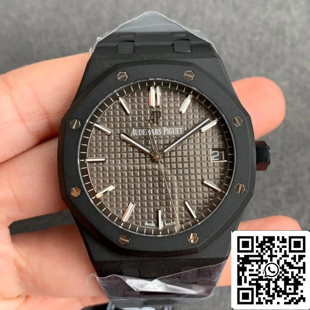 Audemars Piguet Royal Oak 15500 DLC Carbon Best Edition ZF Factory Grey Dial EU Watch Store