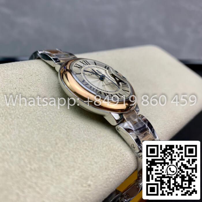 Ballon Bleu De Cartier 28MM W3BB0005 1:1 Best Edition V6 Factory Diamond Dial US Replica Watch