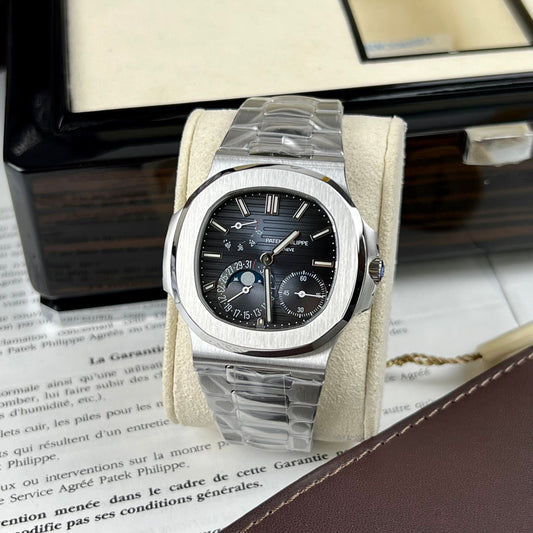 Patek Philippe Nautilus 5712/1A-001 1:1 Mejor Edición PPF Fabbrica V2 Esfera Azul