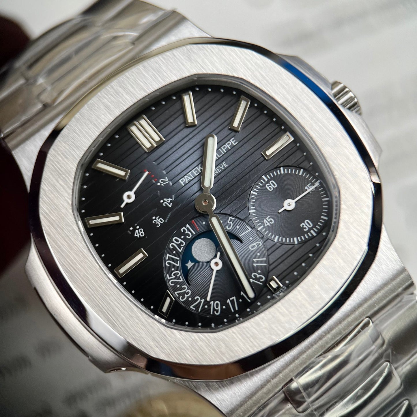 Patek Philippe Nautilus 5712/1A-001 1:1 Best Edition PPF Fabbrica V2 Blue Dial