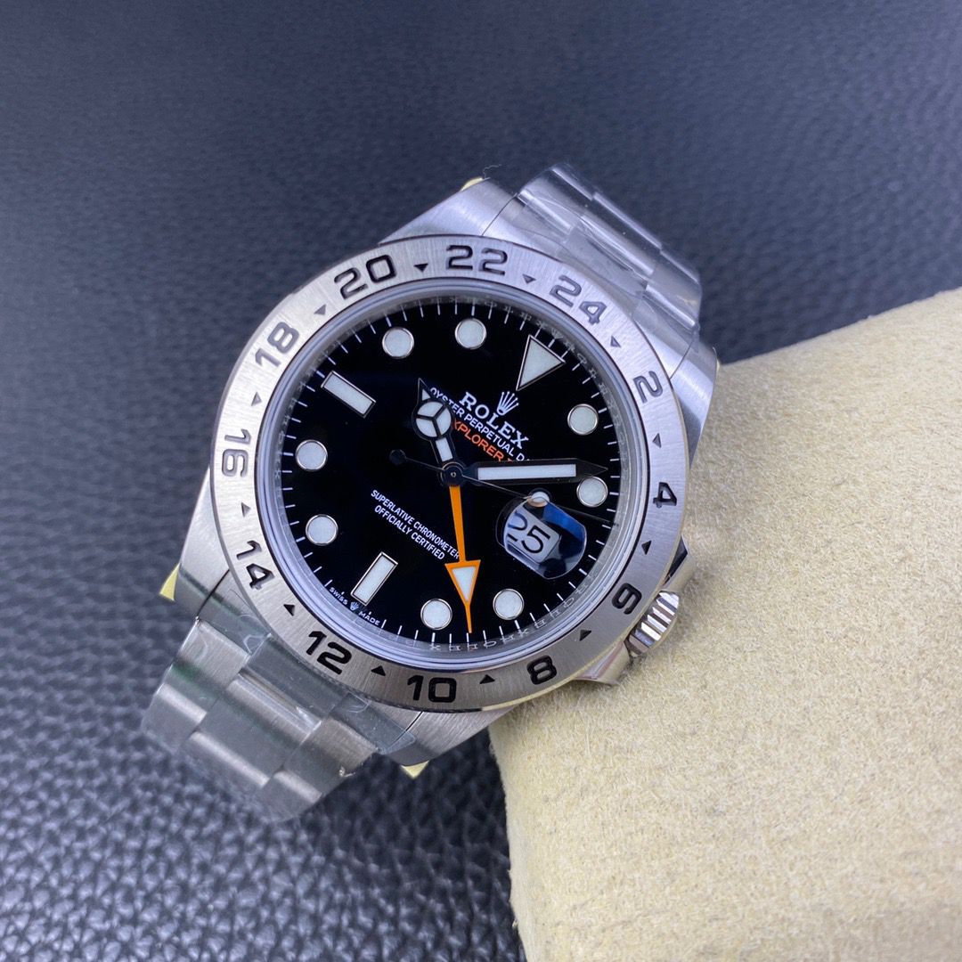 Rolex Explorer II 226570 JVS Men Watches 1:1 edizione migliore 3285 movimento black dial