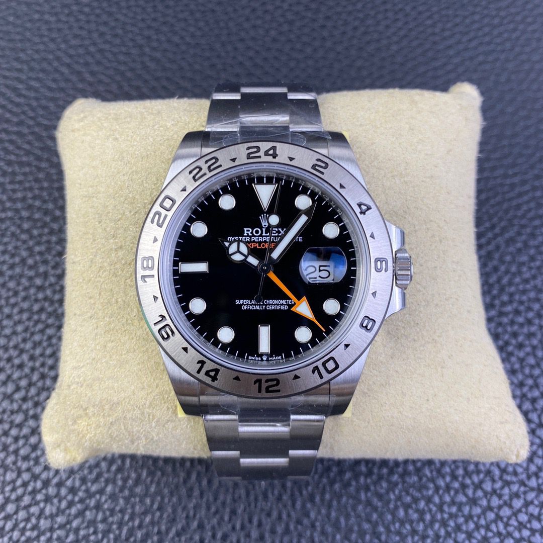 Rolex Explorer II 226570 JVS Men Watches 1:1 edizione migliore 3285 movimento black dial