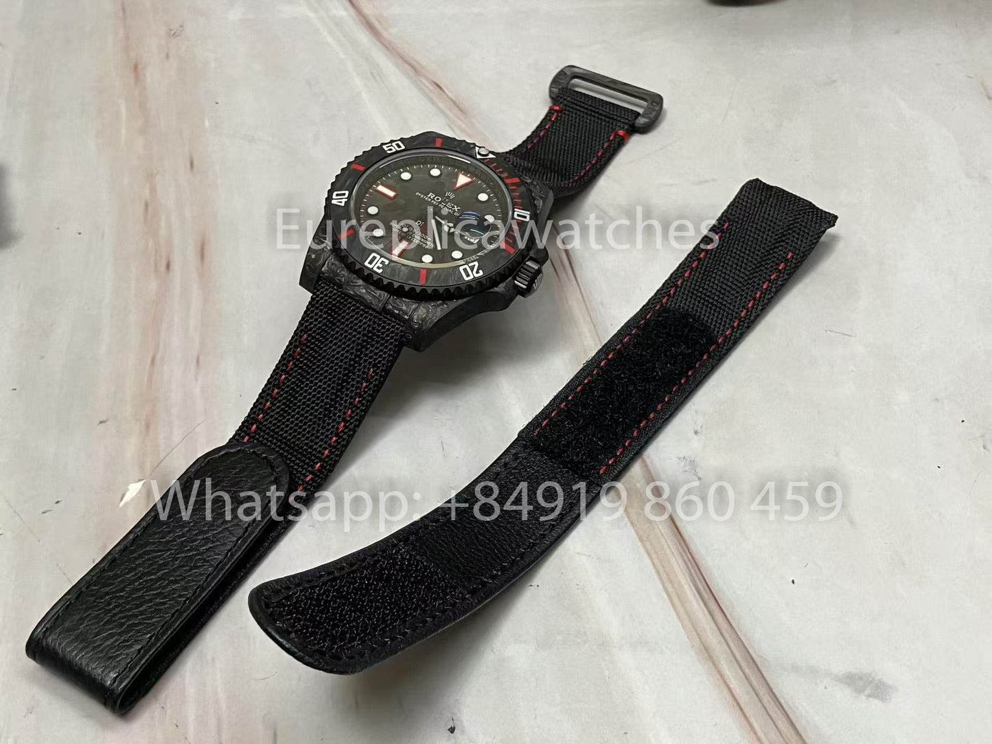 Rolex Submariner Diw Carbonio custom 1:1 VS Fabbrica Actual photos 2025