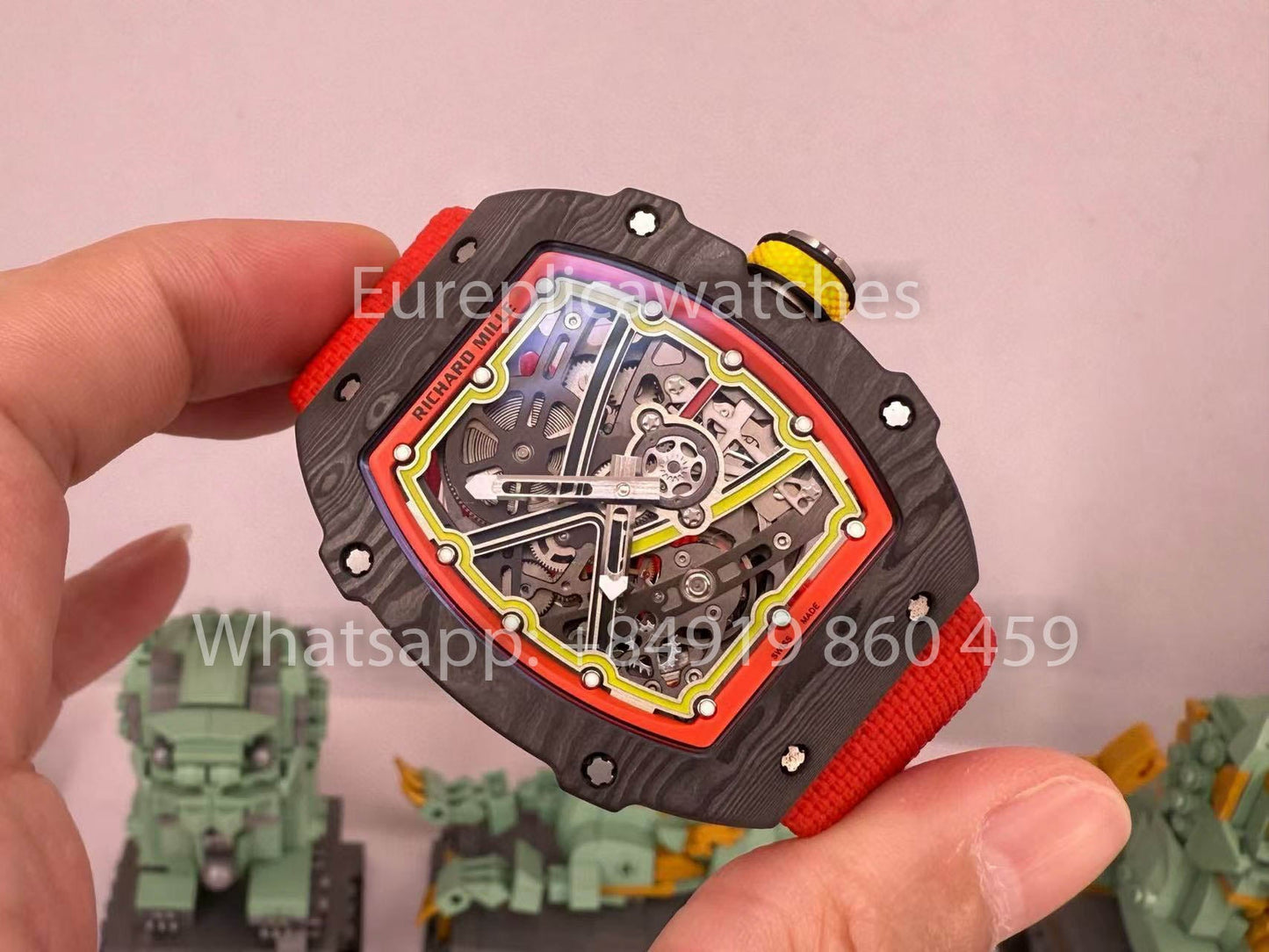 replica Richard Mille RM67-02 Alexander Zverev Carbon NTPT 1:1 Best Clone V5 Newest Version