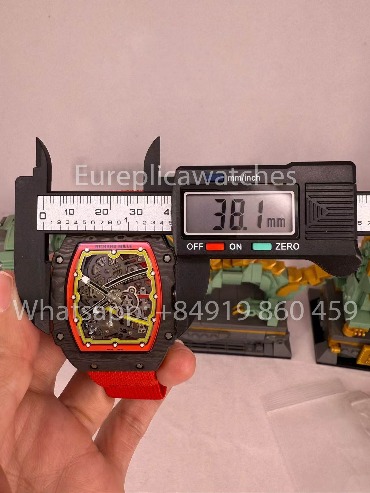 replica Richard Mille RM67-02 Alexander Zverev Carbon NTPT 1:1 Best Clone V5 Newest Version