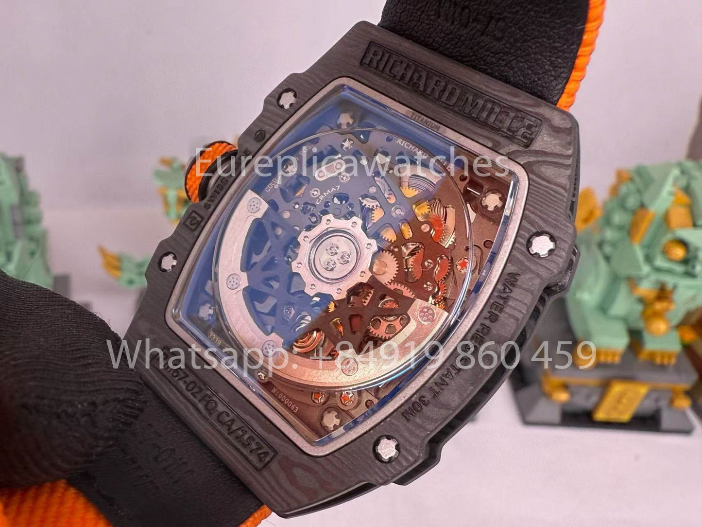 replica Richard Mille RM67-02 McLaren Carbon NTPT 1:1 Best Clone V5 Newest Version