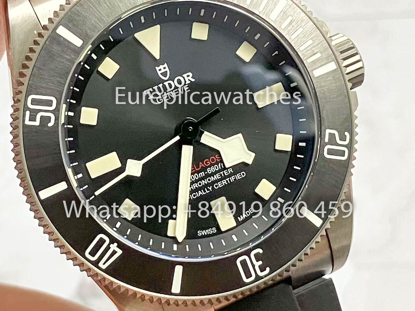 TUDOR PELAGOS M25600TB-0001 M+ Fabbrica 1:1 Best Clone Rubber cinturino