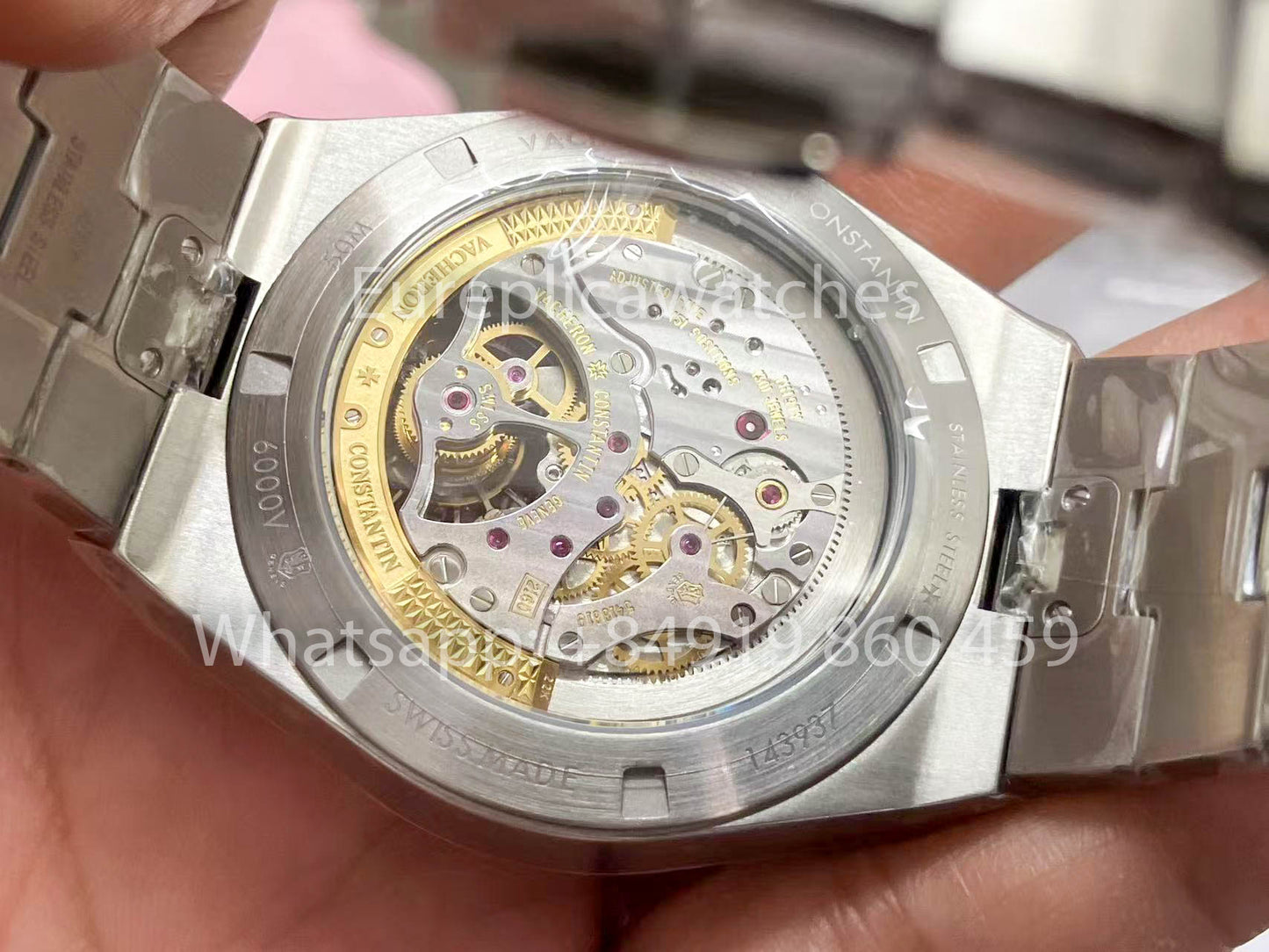 Vacheron Constantin Overseas Tourbillon 6000V/110A-B544 1:1 edizione migliore BBR Fabbrica quadrante blu