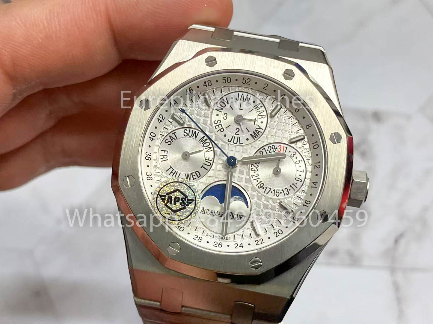 Audemars Piguet Royal Oak 26574ST.OO.1220ST.001 1:1 edizione migliore APS Fabbrica quadrante bianco