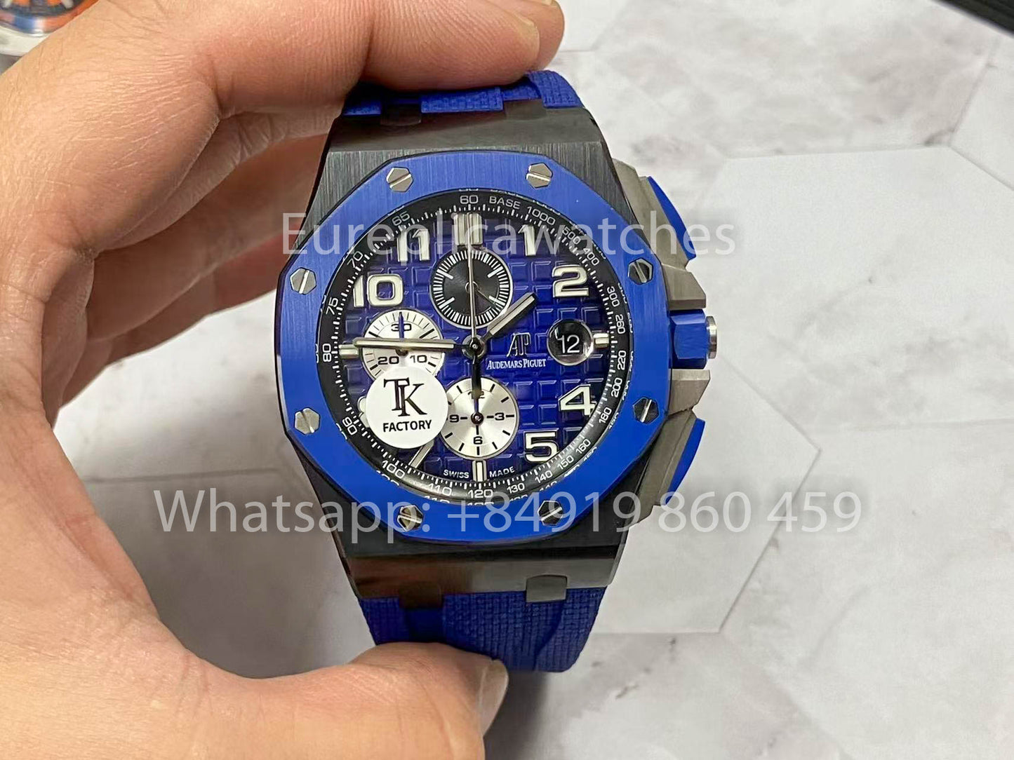 Audemars Piguet Royal Oak Offshore 26405CE.OO.A030CA.01 1:1 Melhor Edição RS Fabbrica Mostrador Azul