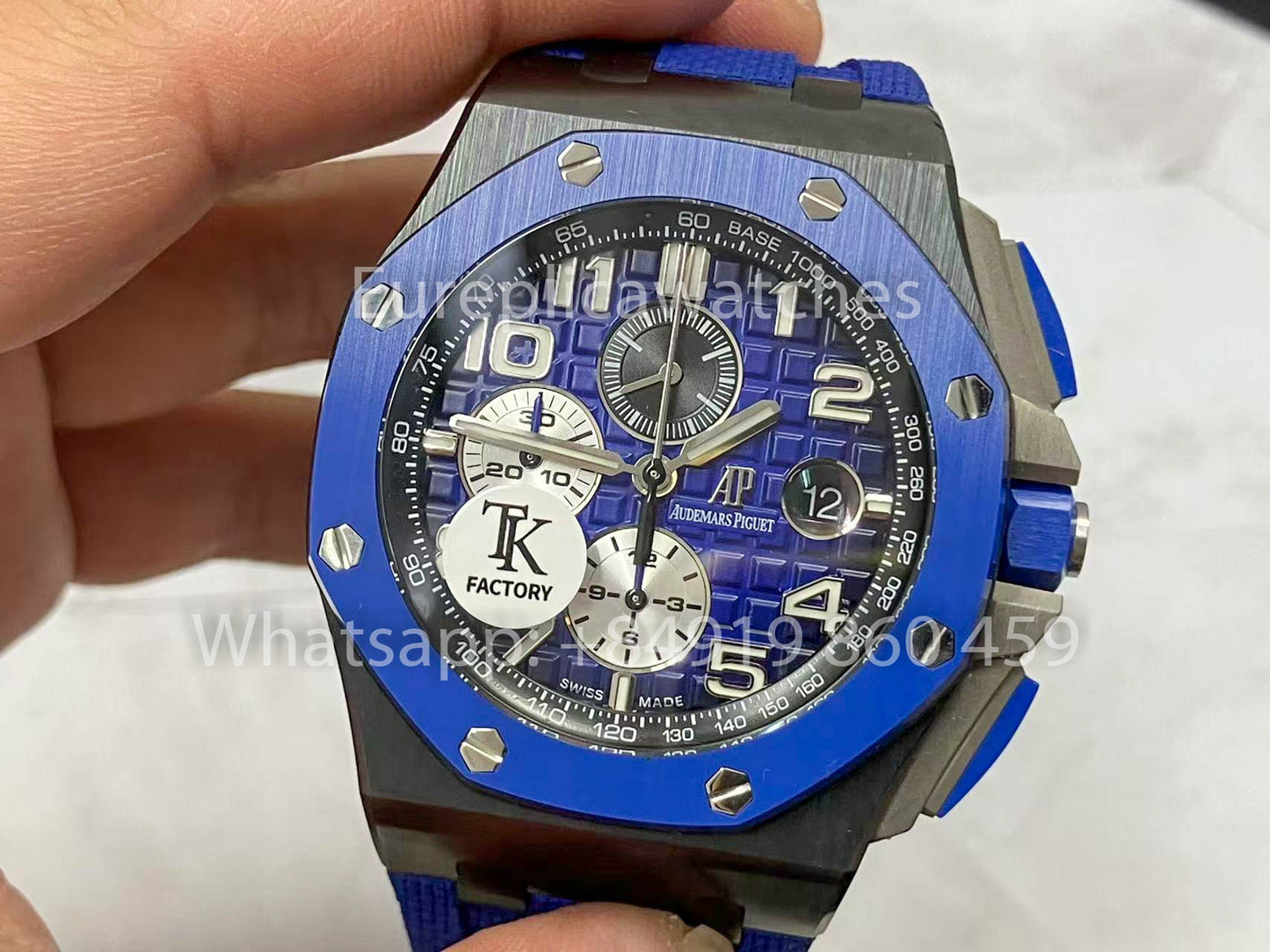 Audemars Piguet Royal Oak Offshore 26405CE.OO.A030CA.01 1:1 Melhor Edição RS Fabbrica Mostrador Azul