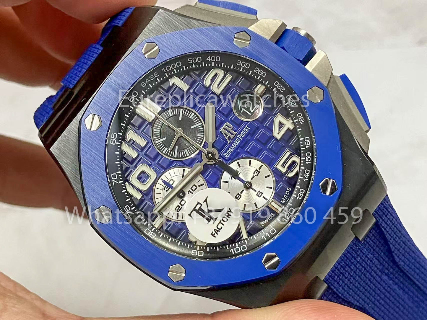 Audemars Piguet Royal Oak Offshore 26405CE.OO.A030CA.01 1:1 Melhor Edição RS Fabbrica Mostrador Azul