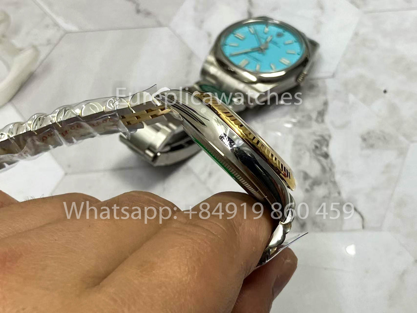 Rolex Datejust M126233-0029 Bianco and Oro versione migliore 1:1 A+ Fabbrica 36m