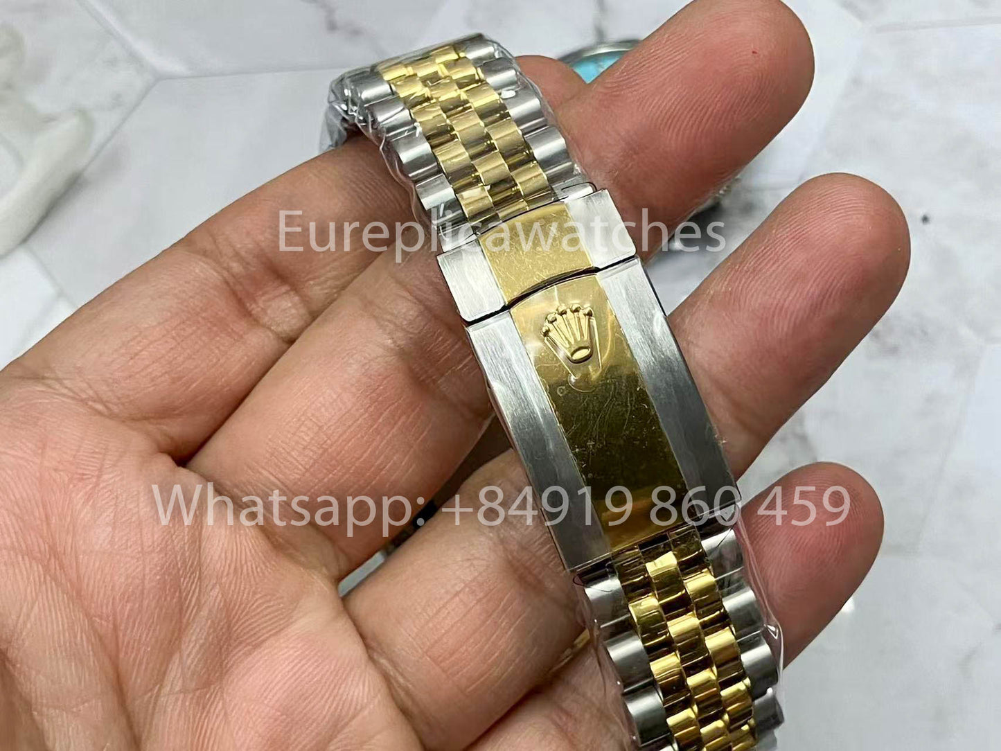Rolex Datejust M126233-0029 Bianco and Oro versione migliore 1:1 A+ Fabbrica 36m