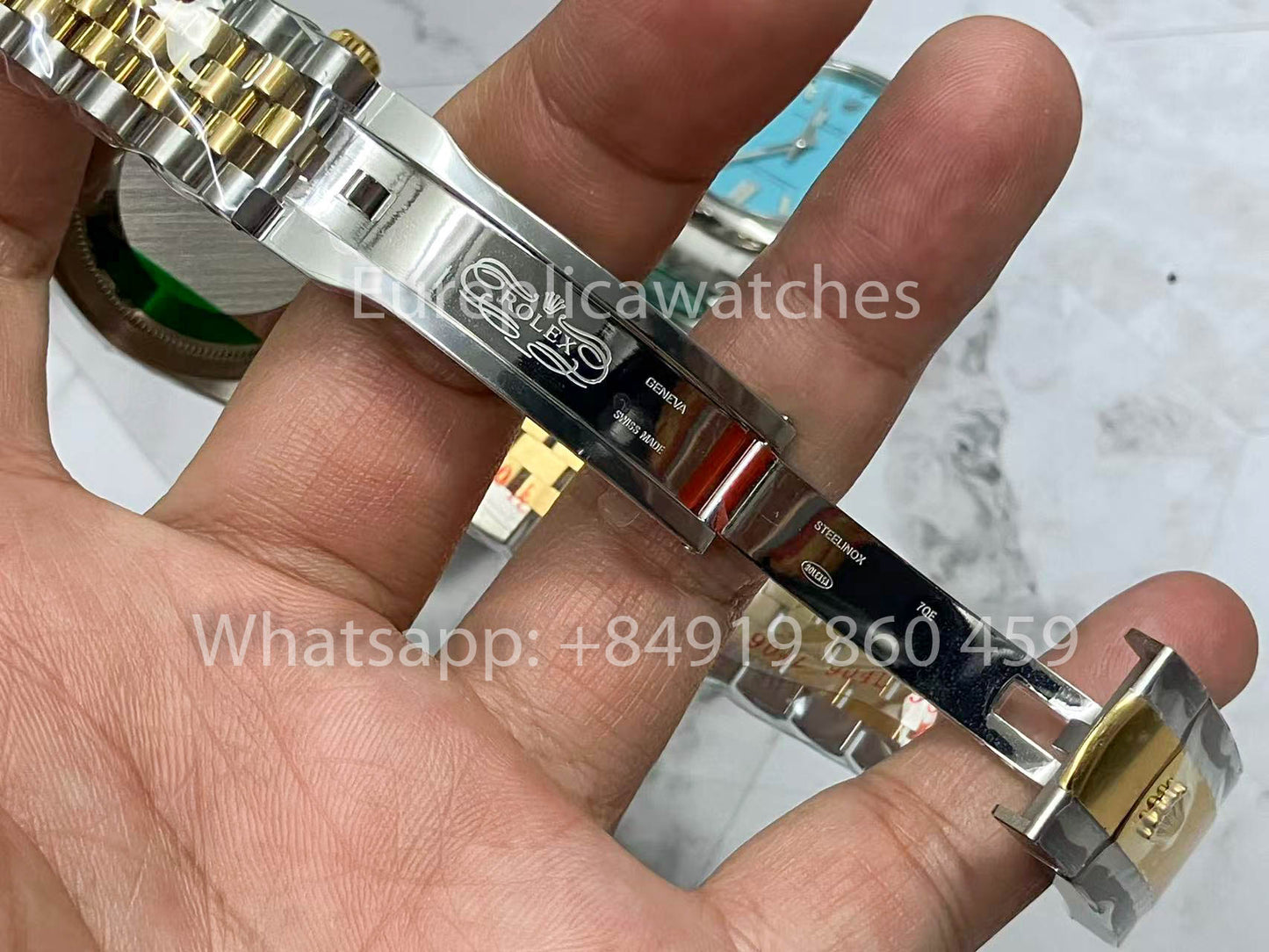Rolex Datejust M126233-0029 Bianco and Oro versione migliore 1:1 A+ Fabbrica 36m