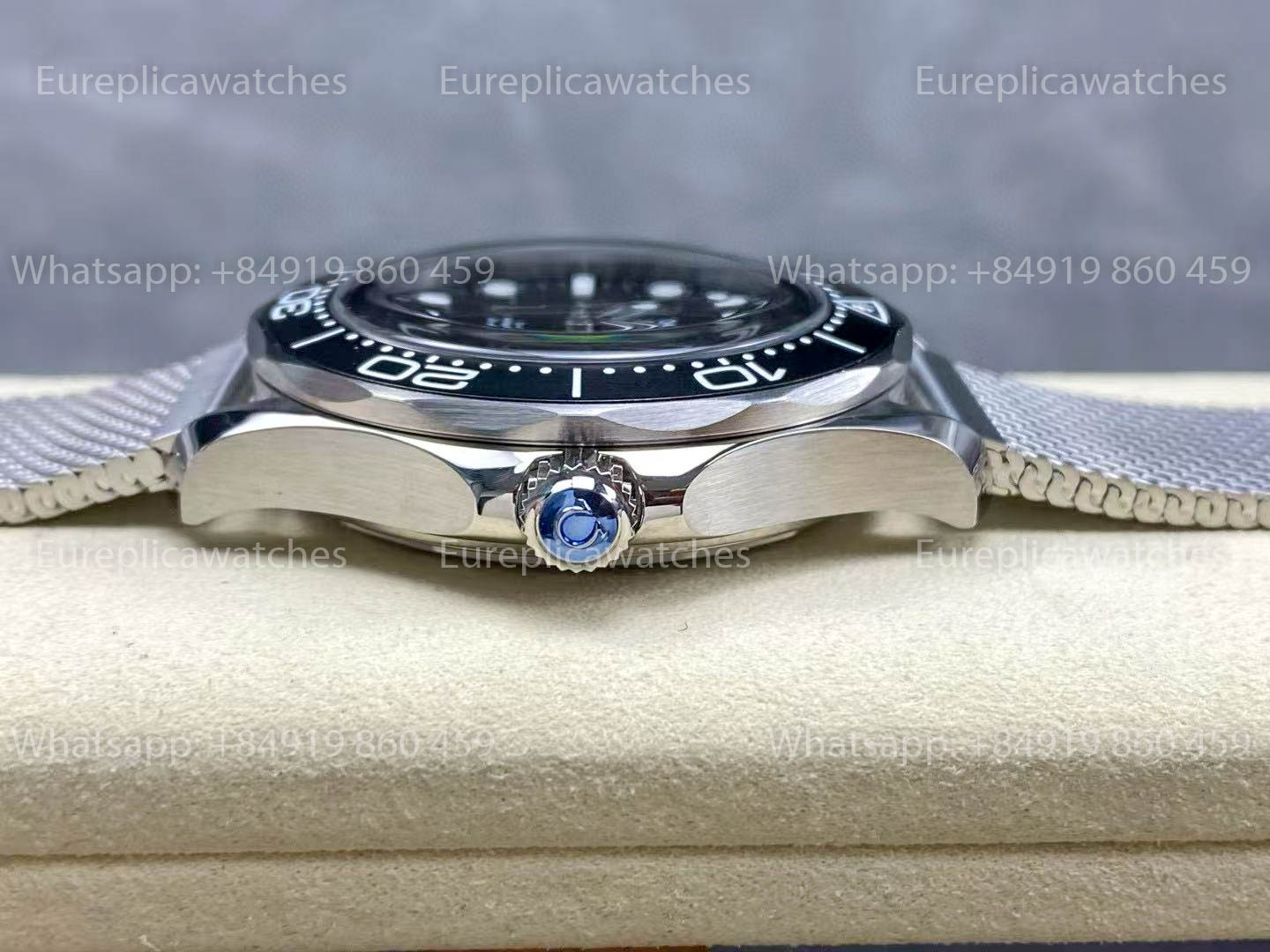 Omega Seamaster 300m 2025 quadrante preto alumínio 210.30.42.20.01.010 versão melhor VS Fabbrica