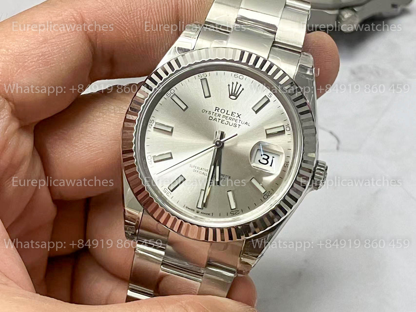 Rolex Datejust M126334-0004 Oyster cinturino versione migliore 1:1 VS Fabbrica