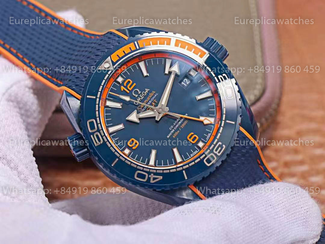 Omega Planet Ocean 600M Co-Axial Master 215.92.46.22.03.001 VS Fabbrica versão melhor 1:1