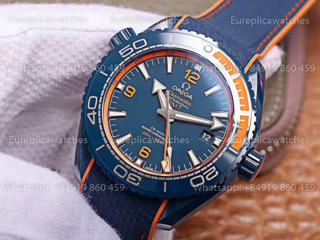 Omega Planet Ocean 600M Co-Axial Master 215.92.46.22.03.001 VS Fabbrica versão melhor 1:1