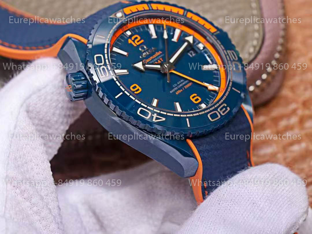 Omega Planet Ocean 600M Co-Axial Master 215.92.46.22.03.001 VS Fabbrica versão melhor 1:1
