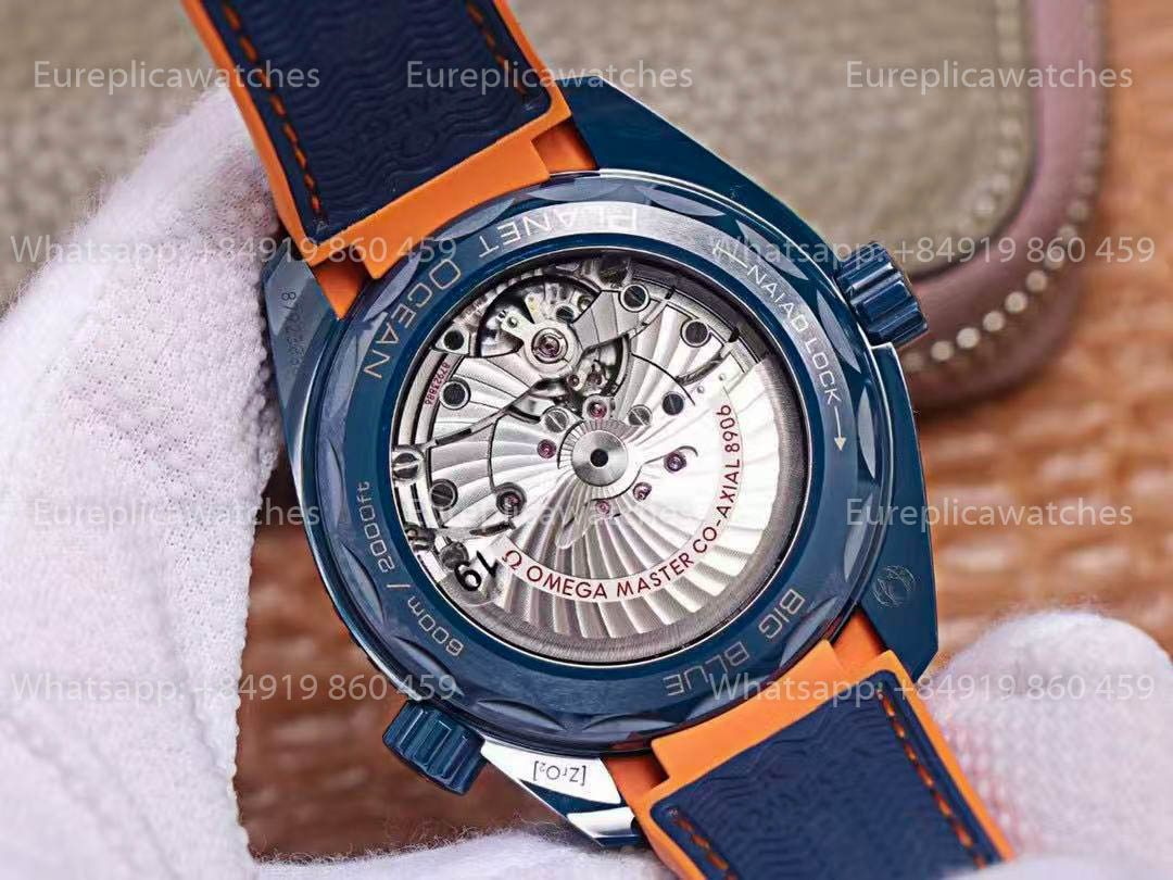 Omega Planet Ocean 600M Co-Axial Master 215.92.46.22.03.001 VS Fabbrica versão melhor 1:1