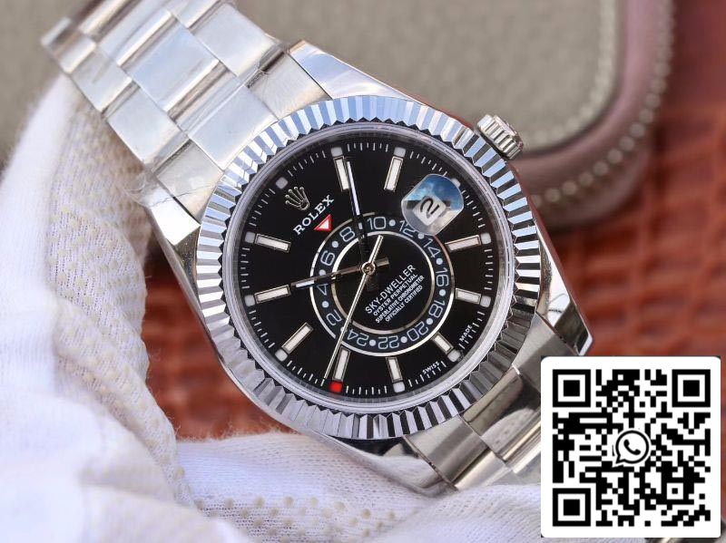 Rolex SKY DWELLER 326139 Best 1:1 Edition Best Fabbrica Black Dial