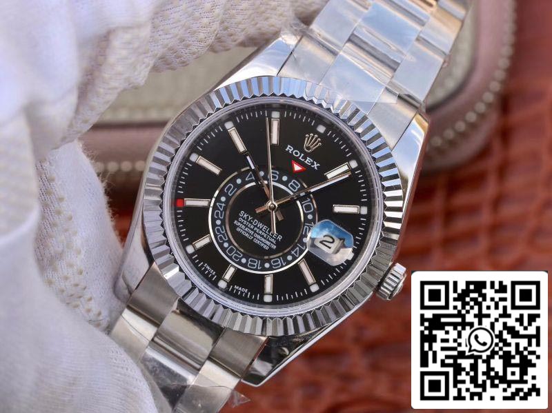 Rolex SKY DWELLER 326139 Best 1:1 Edition Best Fabbrica Black Dial