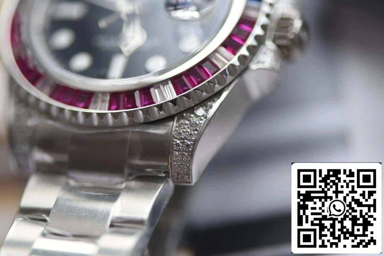 Rolex GMT Master II 116759 SAru-78209 1:1 Best Edition ROF Fabbrica Black Dial Swiss ETA2836