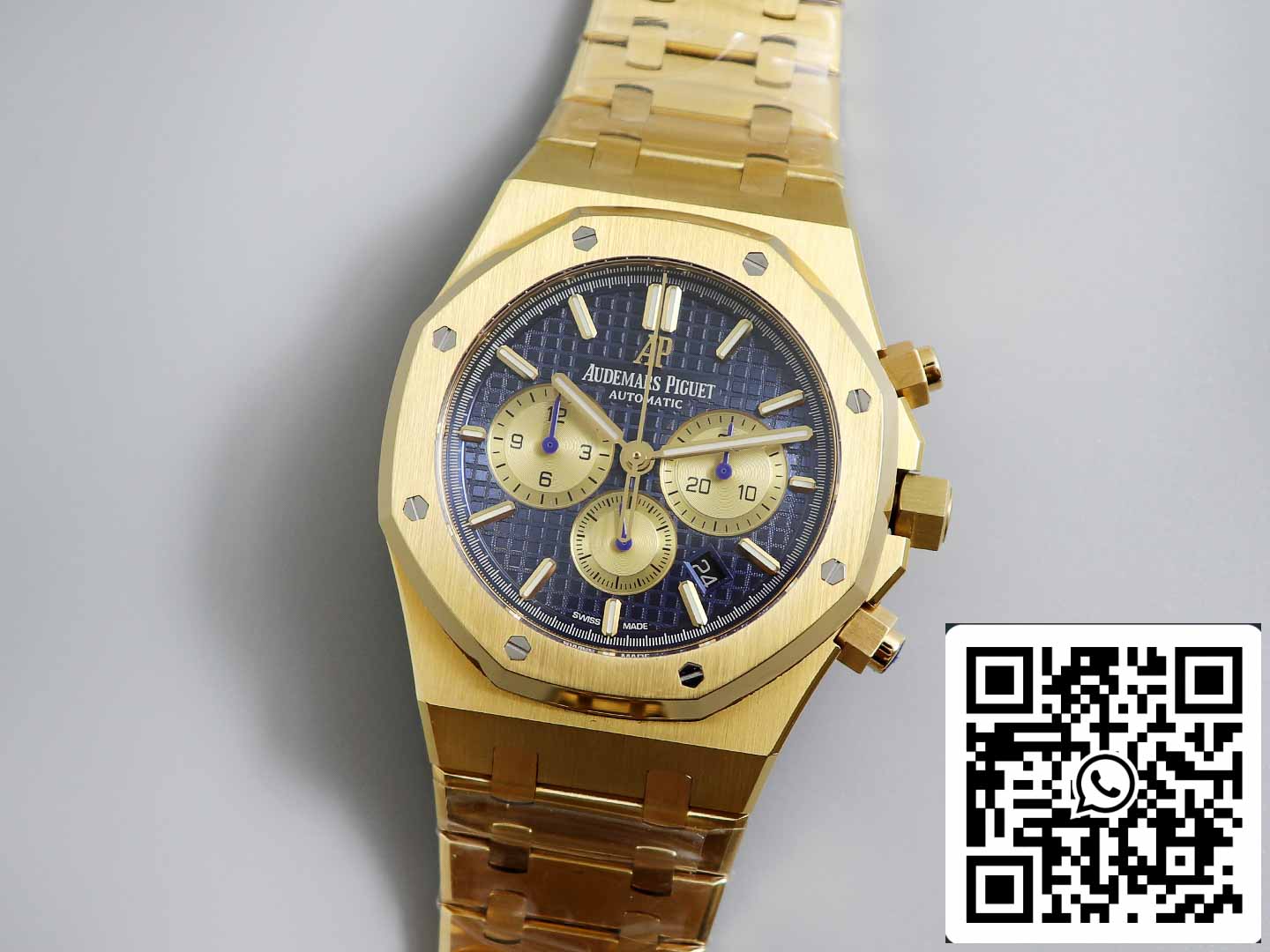 Audemars Piguet Royal Oak 26331BA 1:1 Best Edition OM Fabbrica Blue Dial Yellow Gold