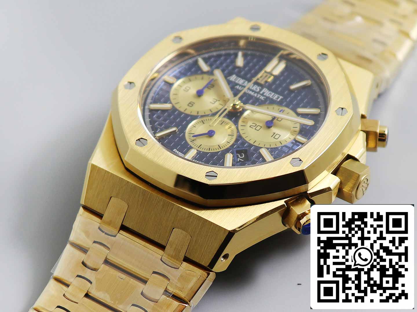 Audemars Piguet Royal Oak 26331BA 1:1 Best Edition OM Fabbrica Blue Dial Yellow Gold