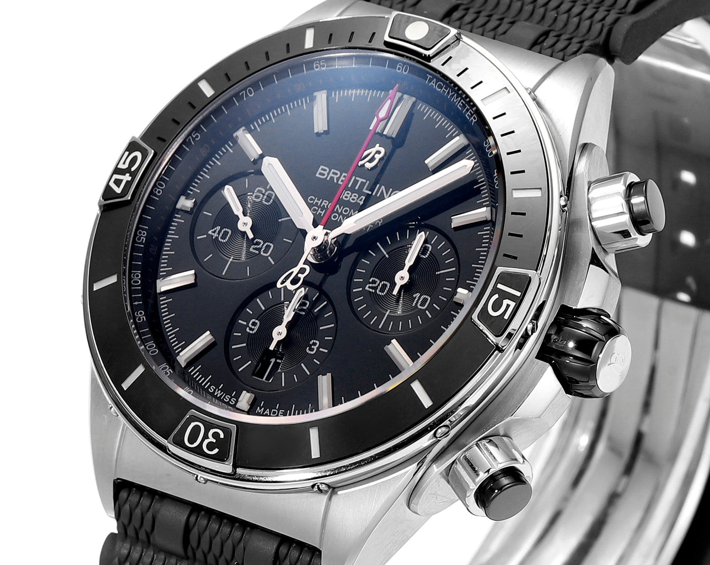Breitling Super Chronomat B01 AB0136251B2S1 44mm BLS Fabbrica 1:1 edizione migliore quadrante nero