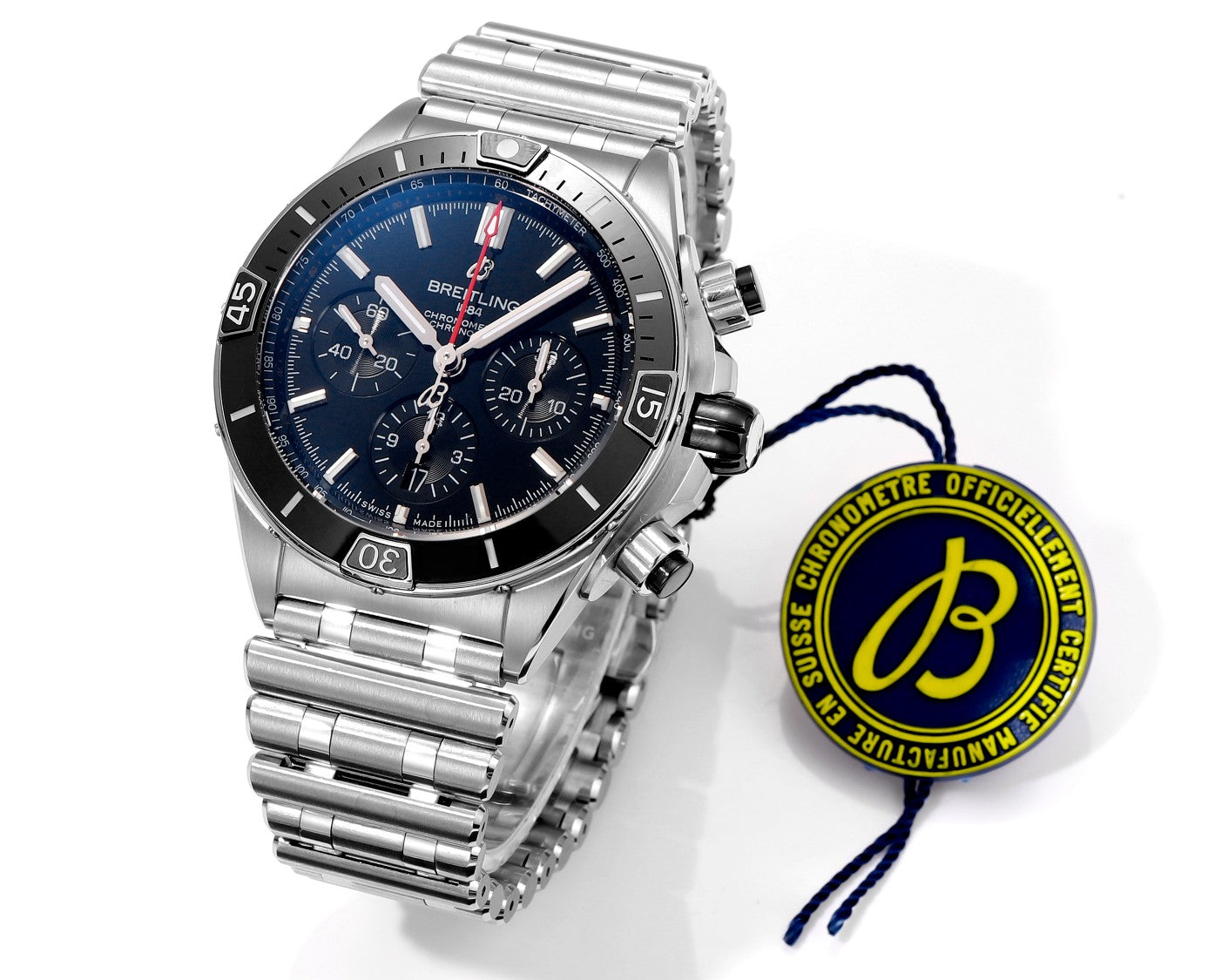 Breitling Super Chronomat B01 AB0134101C1A1 44mm BLS Fabbrica 1:1 edizione migliore
