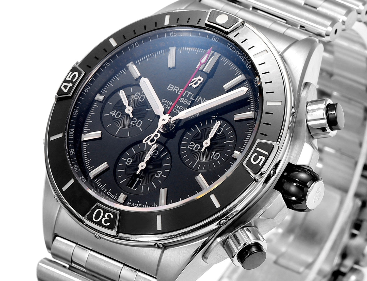 Breitling Super Chronomat B01 AB0134101C1A1 44mm BLS Fabbrica 1:1 edizione migliore