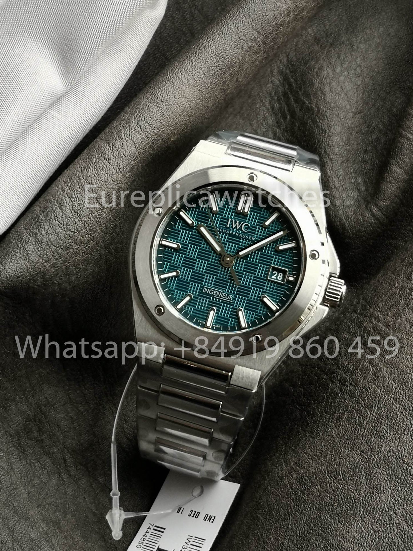 IWC Ingenieur Automatic IW328903 Watch 40mm 1:1 Best Clone V7 Fabbrica Green Dial