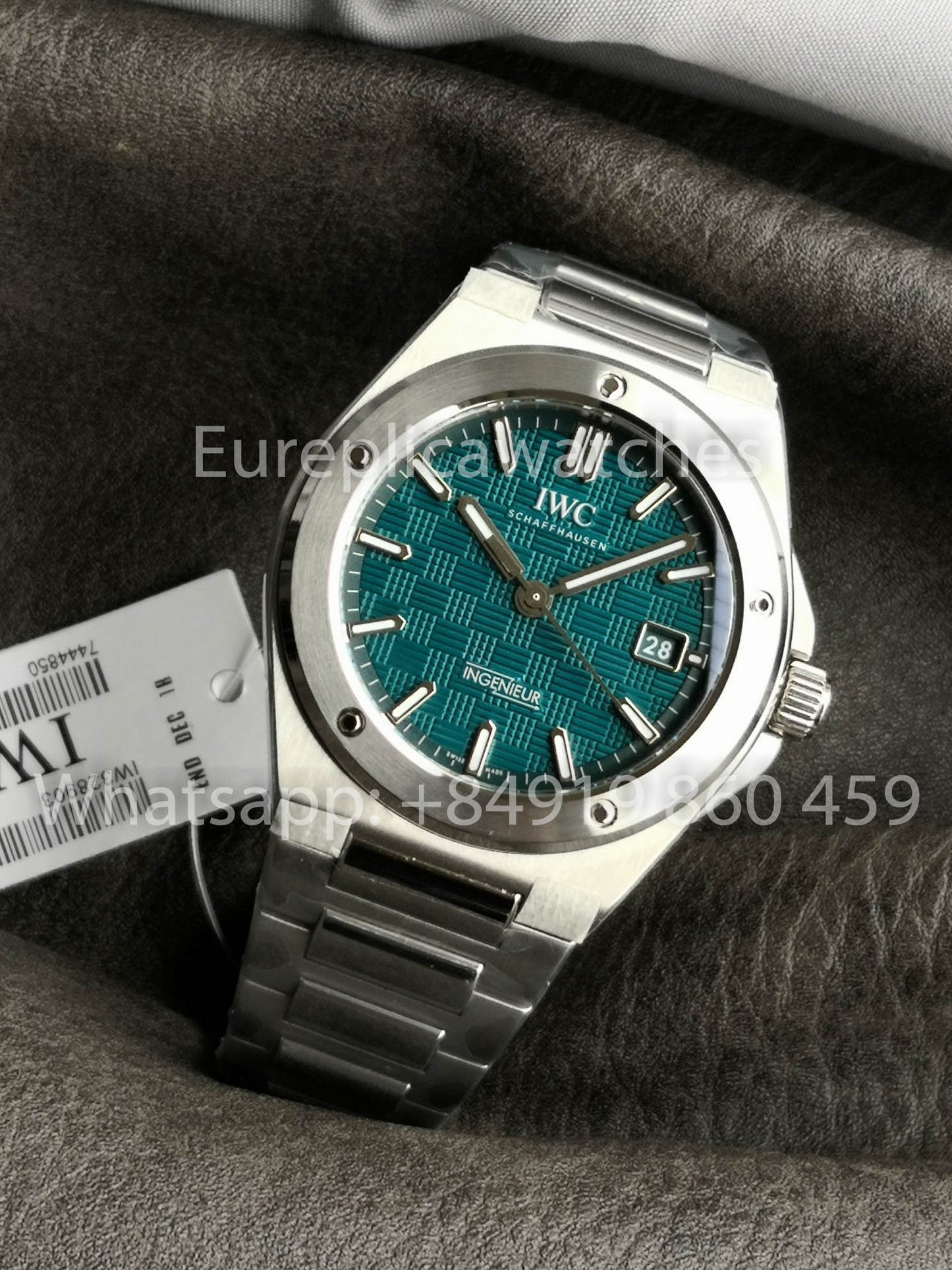 IWC Ingenieur Automatic IW328903 Watch 40mm 1:1 Best Clone V7 Fabbrica Green Dial
