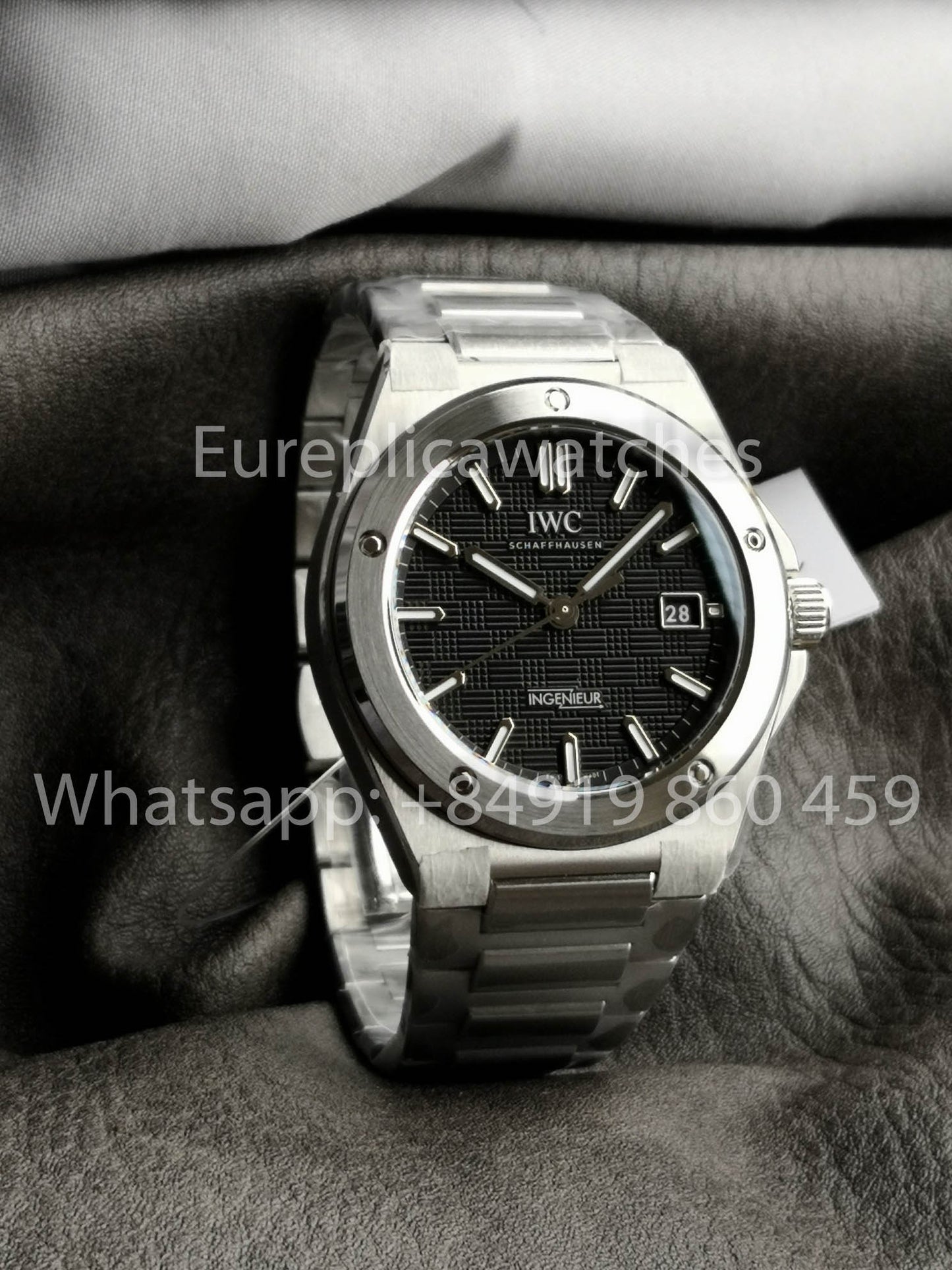 IWC Ingenieur Automatic IW328901 Watch 40mm 1:1 Best Clone V7 Fabbrica Black Dial