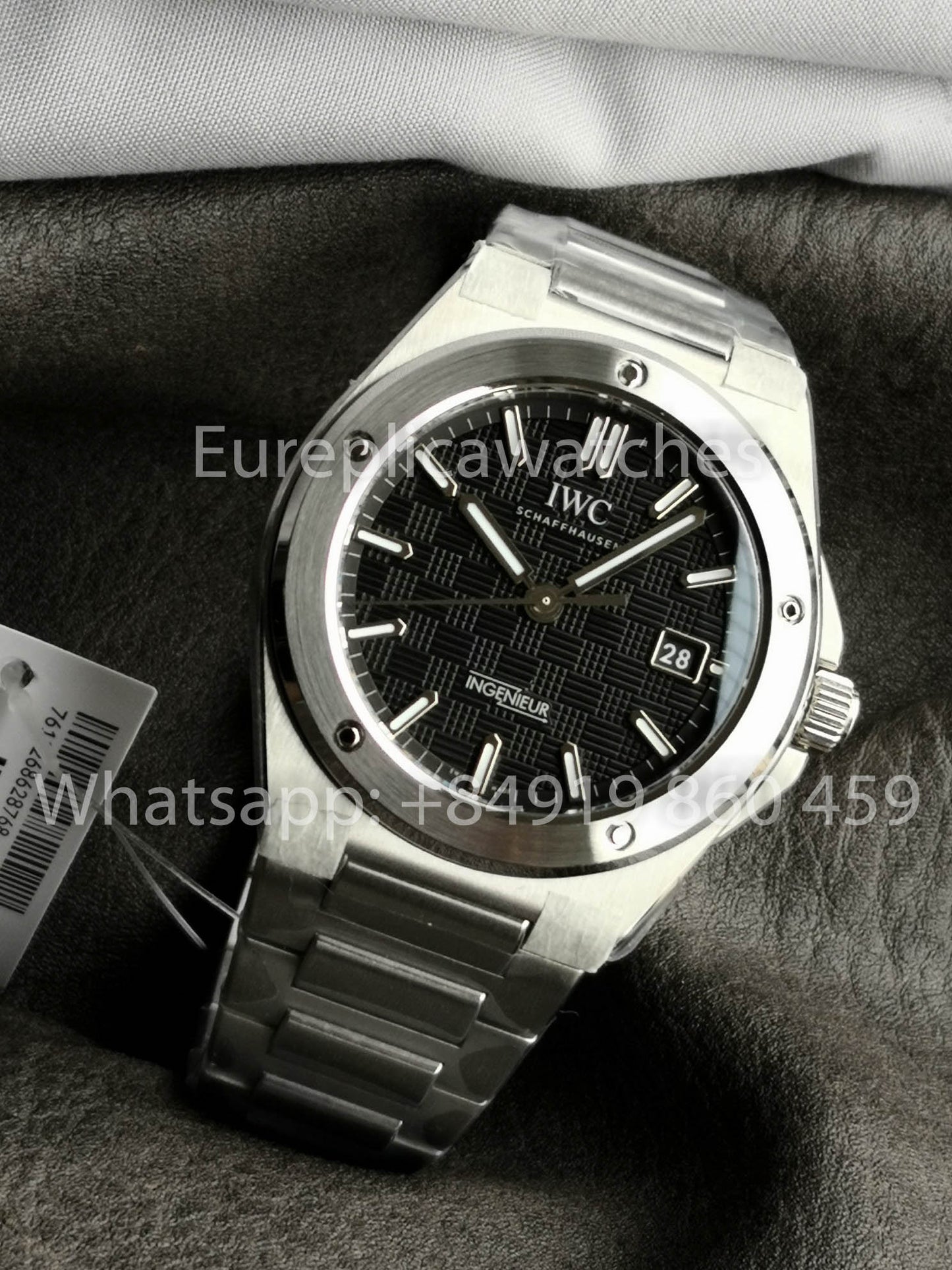 IWC Ingenieur Automatic IW328901 Watch 40mm 1:1 Best Clone V7 Fabbrica Black Dial